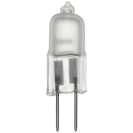 SUNSHINE LIGHTING Sunlite Q20/FR/G4/12V 20W Single Ended T2.5 Halogen Bulb, Bi-Pin Base, Frost 03258-SU